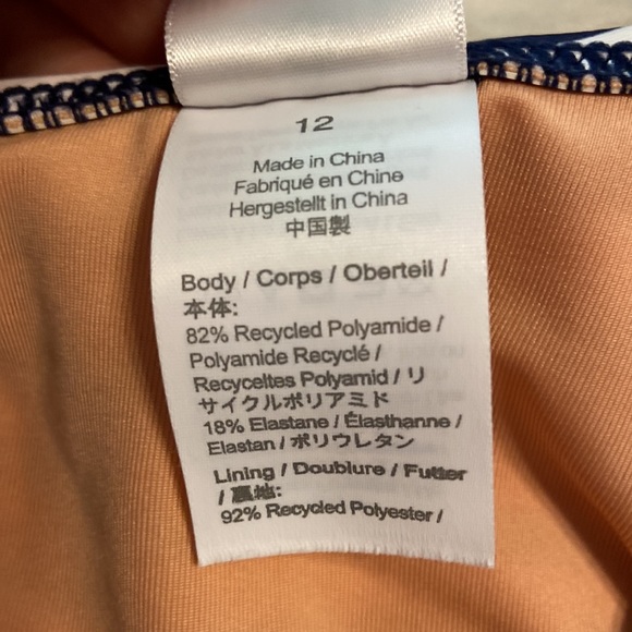 RE-IMAGINE By J.Crew Swimsuit size 12 never been worn excellent condition - Picture 6 of 13